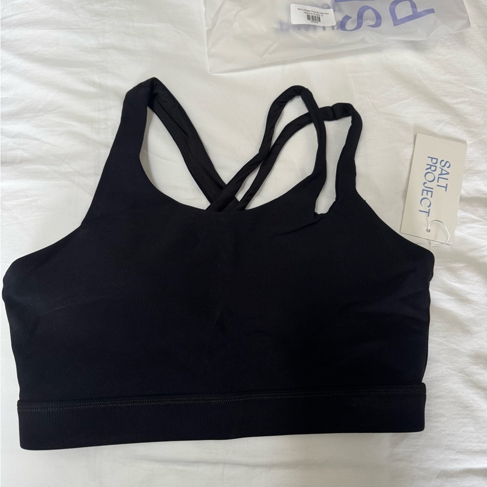 Salt Project Black Sports Bra